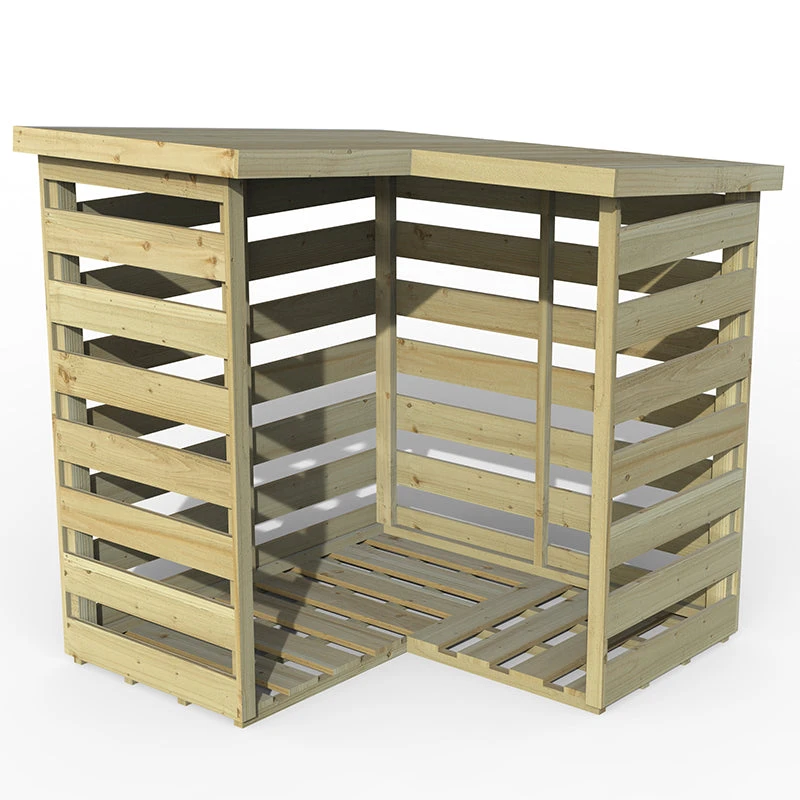 Forest Garden Corner Log Store 5 Forest Garden Corner Log Store - Image 5