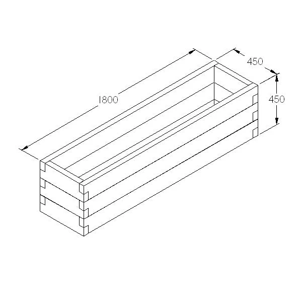 Caledonian Trough Raised Bed 3 Caledonian Trough Raised Bed - Image 3