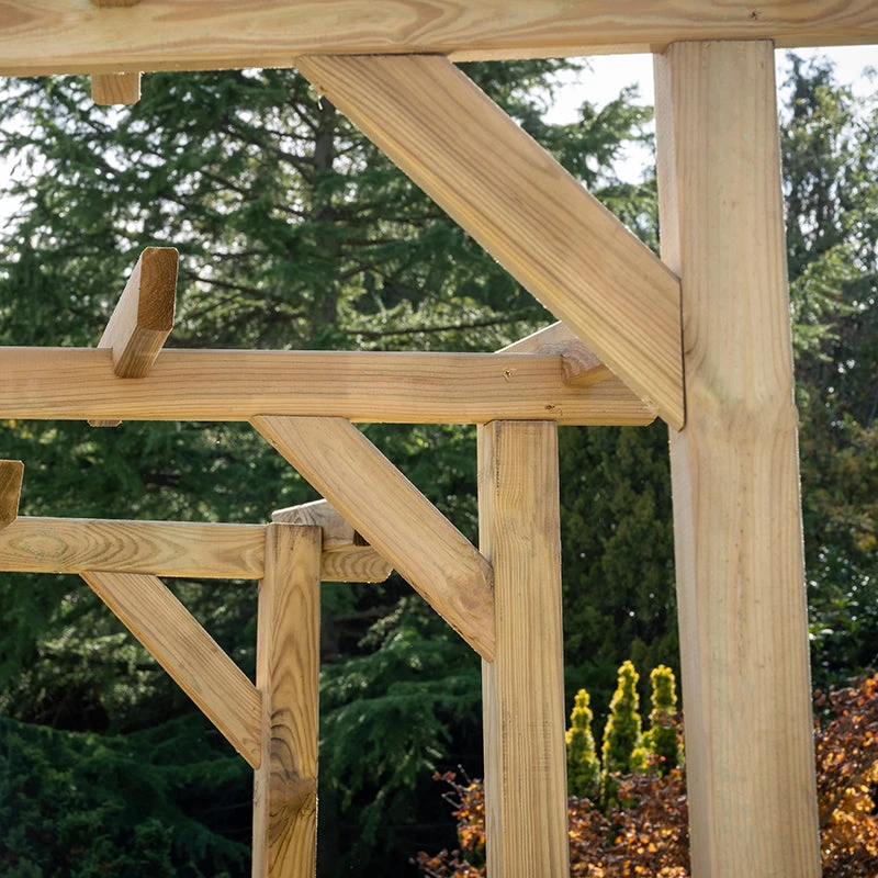 Forest Garden Hanbury Flat Top Arch 5 Forest Garden Hanbury Flat Top Arch - Image 5