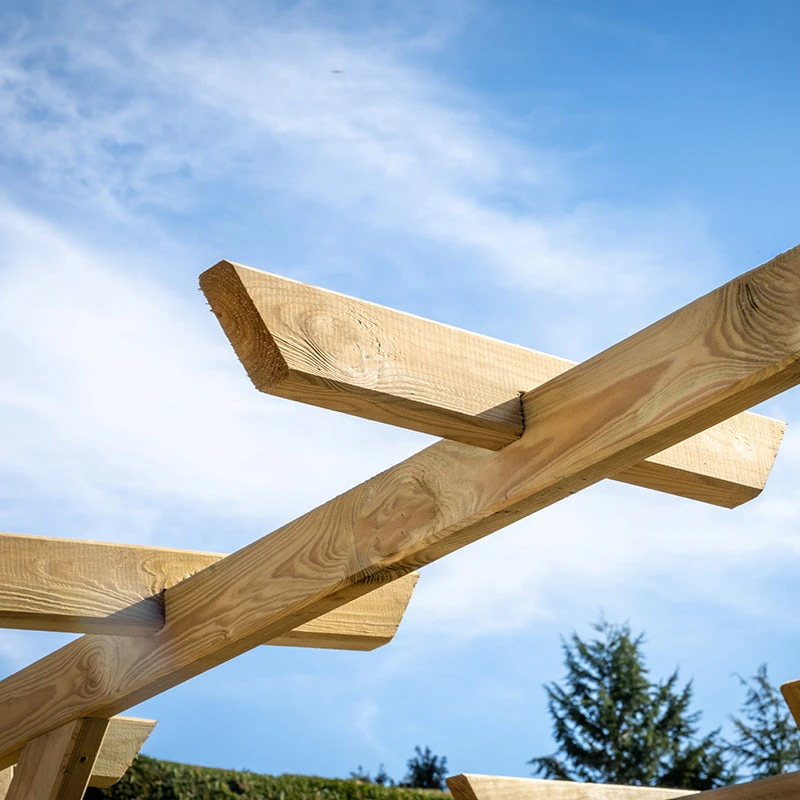 Forest Garden Hanbury Flat Top Arch 4 Forest Garden Hanbury Flat Top Arch - Image 4