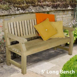 Forest Garden Harvington Bench 11 Forest Garden Harvington Bench -XIKI Garden Shop FGHARBE2
