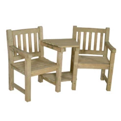 Forest Garden Harvington Love Seat 9 Forest Garden Harvington Love Seat -XIKI Garden Shop FGHARLSHD3