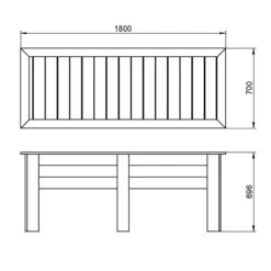 Kitchen Garden Planters -XIKI Garden Shop FGKGPLA16