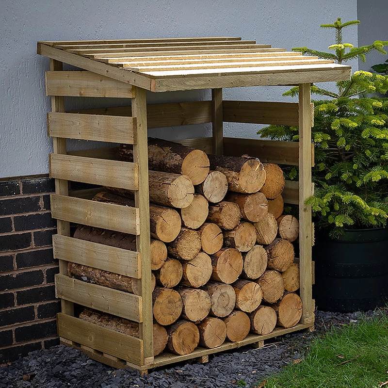 Forest Garden Compact Log Store 6 Forest Garden Compact Log Store - Image 6