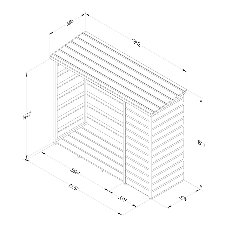 Forest Garden Log And Tool Store 7 Forest Garden Log And Tool Store - Image 7