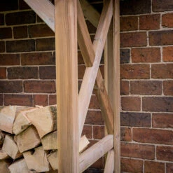 Forest Garden Large Wall Apex Log Store -XIKI Garden Shop FGLWLGSTHD3