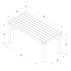 Forest Garden Modular Seating V5 27 Forest Garden Modular Seating V5 -XIKI Garden Shop FGMODSEAT5HD3