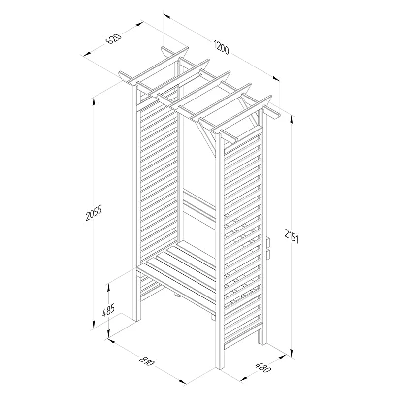Forest Garden Palma Arbour 6 Forest Garden Palma Arbour - Image 6
