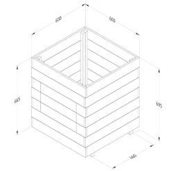 Forest Garden Wooden Potato Planter 19 Forest Garden Wooden Potato Planter -XIKI Garden Shop FGPOTPLANTHD11