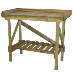 Wooden Potting Bench 7 Wooden Potting Bench -XIKI Garden Shop FGPTWB3