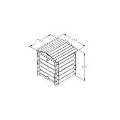 Beehive Compost Bin -XIKI Garden Shop FGSBHC3