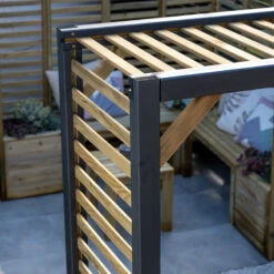 Forest Garden Slatted Arch 10 Forest Garden Slatted Arch -XIKI Garden Shop FGSLATARCHHD4