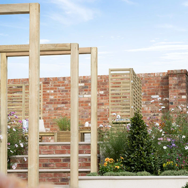 Forest Garden Sleeper Arch Set Of 3 3 Forest Garden Sleeper Arch Set Of 3 - Image 3