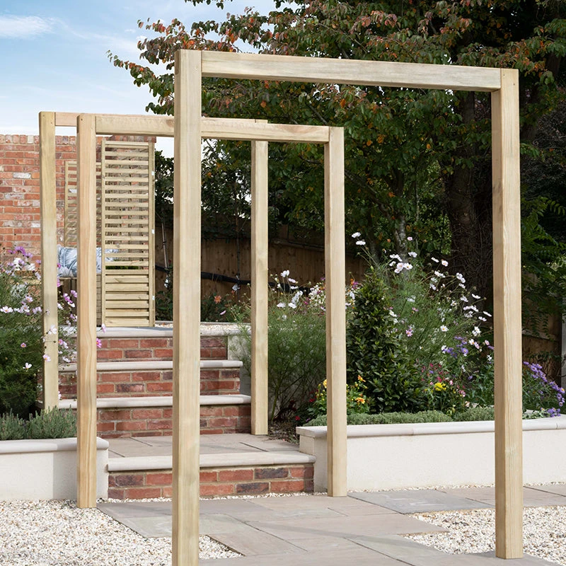 Forest Garden Sleeper Arch Set Of 3 2 Forest Garden Sleeper Arch Set Of 3 - Image 2