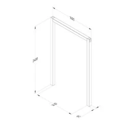 Forest Garden Sleeper Arch Set Of 3 13 Forest Garden Sleeper Arch Set Of 3 -XIKI Garden Shop FGSLEEPARCHSETHD3