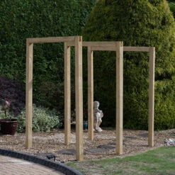Forest Garden Sleeper Arch Set Of 3 10 Forest Garden Sleeper Arch Set Of 3 -XIKI Garden Shop FGSLEEPARCHSETHD4