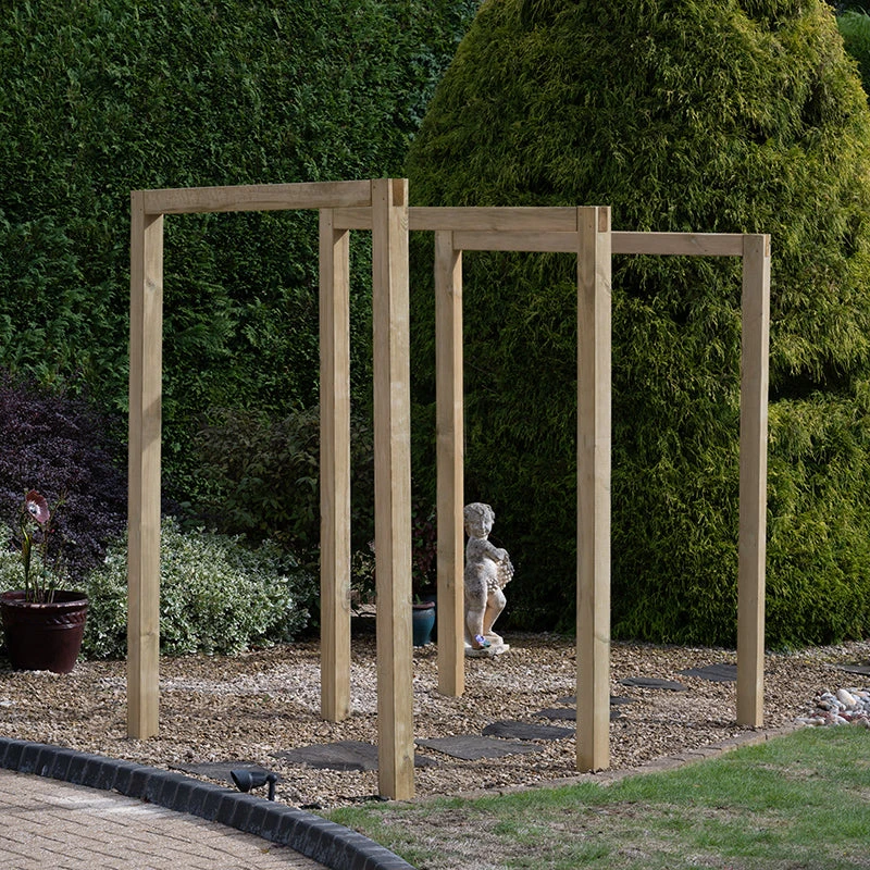 Forest Garden Sleeper Arch Set Of 3 4 Forest Garden Sleeper Arch Set Of 3 - Image 4