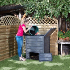 Thermo-Wood Composter 25 Thermo-Wood Composter -XIKI Garden Shop GFTW15