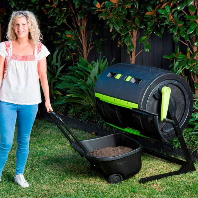 Maze 245 Litre Compost Tumbler & Accessories 1 Maze 245 Litre Compost Tumbler & Accessories