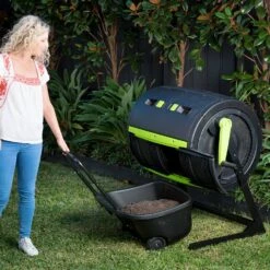 Maze 245 Litre Compost Tumbler & Accessories 24 Maze 245 Litre Compost Tumbler & Accessories -XIKI Garden Shop GGCT4