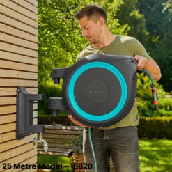 Gardena Wall Mounted Hose Box 25 Gardena Wall Mounted Hose Box -XIKI Garden Shop GSRUAHR16