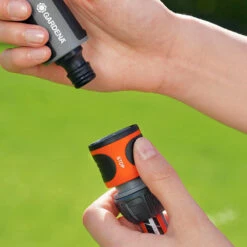 Gardena 13mm Water Stop Snap On Hose Connector 8 Gardena 13mm Water Stop Snap On Hose Connector -XIKI Garden Shop HCSC2N5