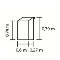 Juliana Balcony Greenhouse 35 Juliana Balcony Greenhouse -XIKI Garden Shop JUBALCONY18