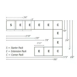 Standard Modular Staging -XIKI Garden Shop MODULAR LAYOUT