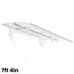 Palram Canopia Bordeaux Door Canopy White Mist 15 Palram Canopia Bordeaux Door Canopy White Mist -XIKI Garden Shop PABDM1