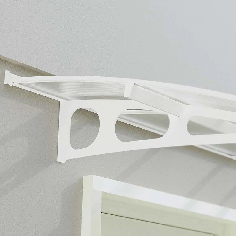 Palram Canopia Bordeaux Door Canopy White Mist 6 Palram Canopia Bordeaux Door Canopy White Mist - Image 6