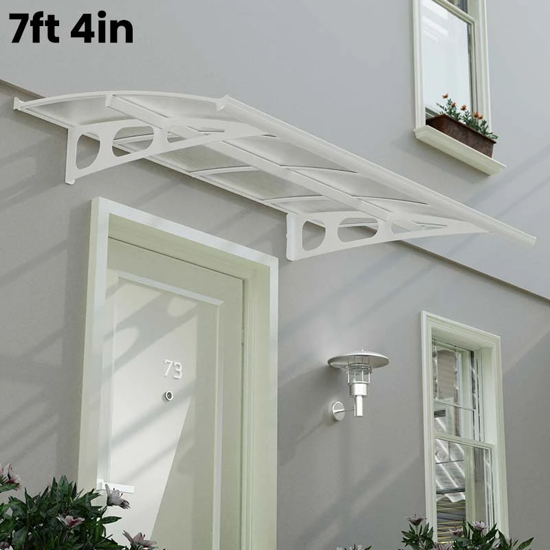 Palram Canopia Bordeaux Door Canopy White Mist 3 Palram Canopia Bordeaux Door Canopy White Mist - Image 3