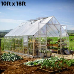 Palram Canopia Balance 10ft Wide Greenhouse 25 Palram Canopia Balance 10ft Wide Greenhouse -XIKI Garden Shop PRBA1026
