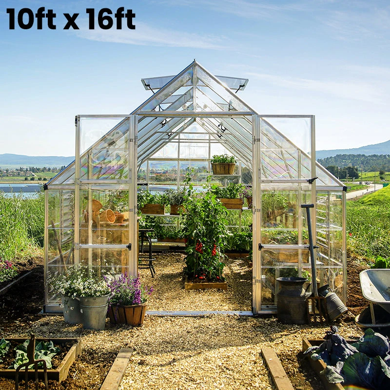 Palram Canopia Balance 10ft Wide Greenhouse 4 Palram Canopia Balance 10ft Wide Greenhouse - Image 4