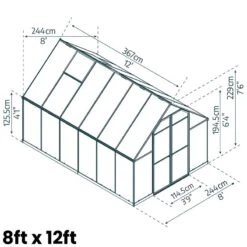 Palram Canopia Essence Greenhouse -XIKI Garden Shop PRESS813