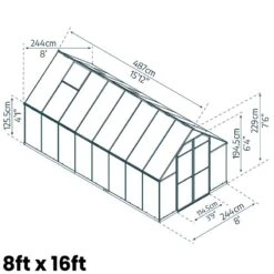 Palram Canopia Essence Greenhouse -XIKI Garden Shop PRESS88