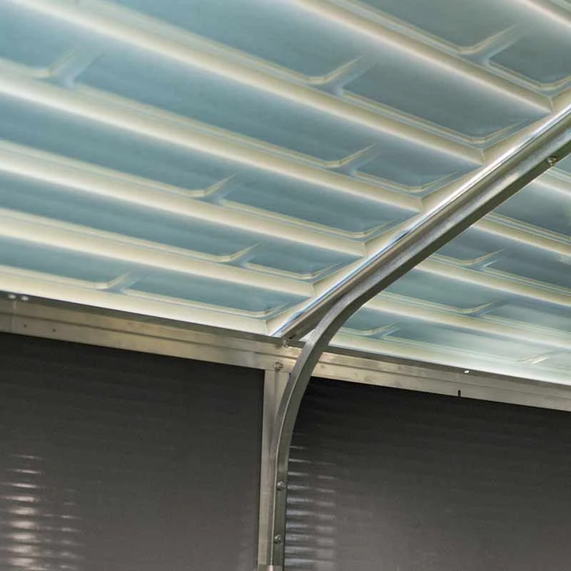 Palram Canopia Rubicon Dark Grey Shed 8ft Wide 12 Palram Canopia Rubicon Dark Grey Shed 8ft Wide - Image 12