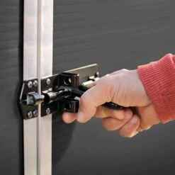 Palram Canopia Rubicon Dark Grey Shed 8ft Wide 21 Palram Canopia Rubicon Dark Grey Shed 8ft Wide -XIKI Garden Shop PRRS87