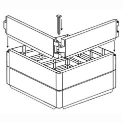 Raised Bed Border 10 Raised Bed Border -XIKI Garden Shop RBB5
