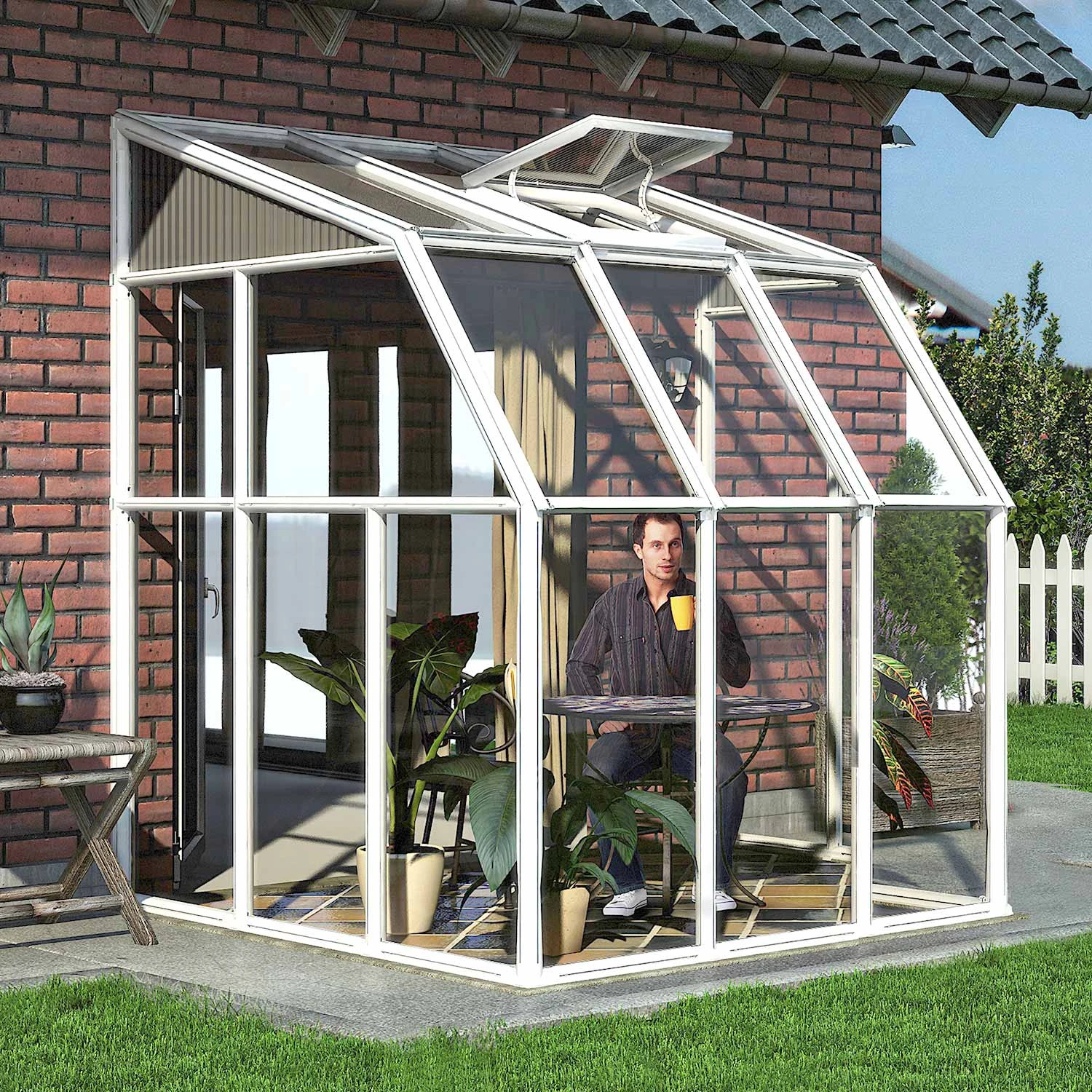 Rion Lean To Sun Room 6' Wide 19 Rion Lean To Sun Room 6' Wide - Image 19