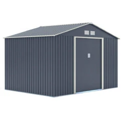 Trentvale Metal Apex Shed 10ft X 8ft -XIKI Garden Shop ROTRAS1081