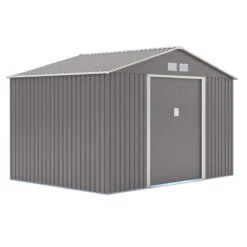 Trentvale Metal Apex Shed 10ft X 8ft -XIKI Garden Shop ROTRAS1084