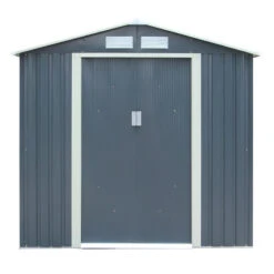 Trentvale Metal Apex Shed 6ft X 4ft 8 Trentvale Metal Apex Shed 6ft X 4ft -XIKI Garden Shop ROTRAS645