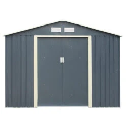 Trentvale Metal Apex Shed 8ft X 6ft 8 Trentvale Metal Apex Shed 8ft X 6ft -XIKI Garden Shop ROTRAS865
