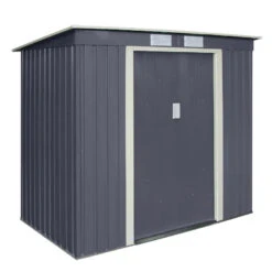 Trentvale Metal Pent Shed 6ft X 4ft 9 Trentvale Metal Pent Shed 6ft X 4ft -XIKI Garden Shop ROTRPS644
