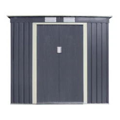 Trentvale Metal Pent Shed 6ft X 4ft 8 Trentvale Metal Pent Shed 6ft X 4ft -XIKI Garden Shop ROTRPS645