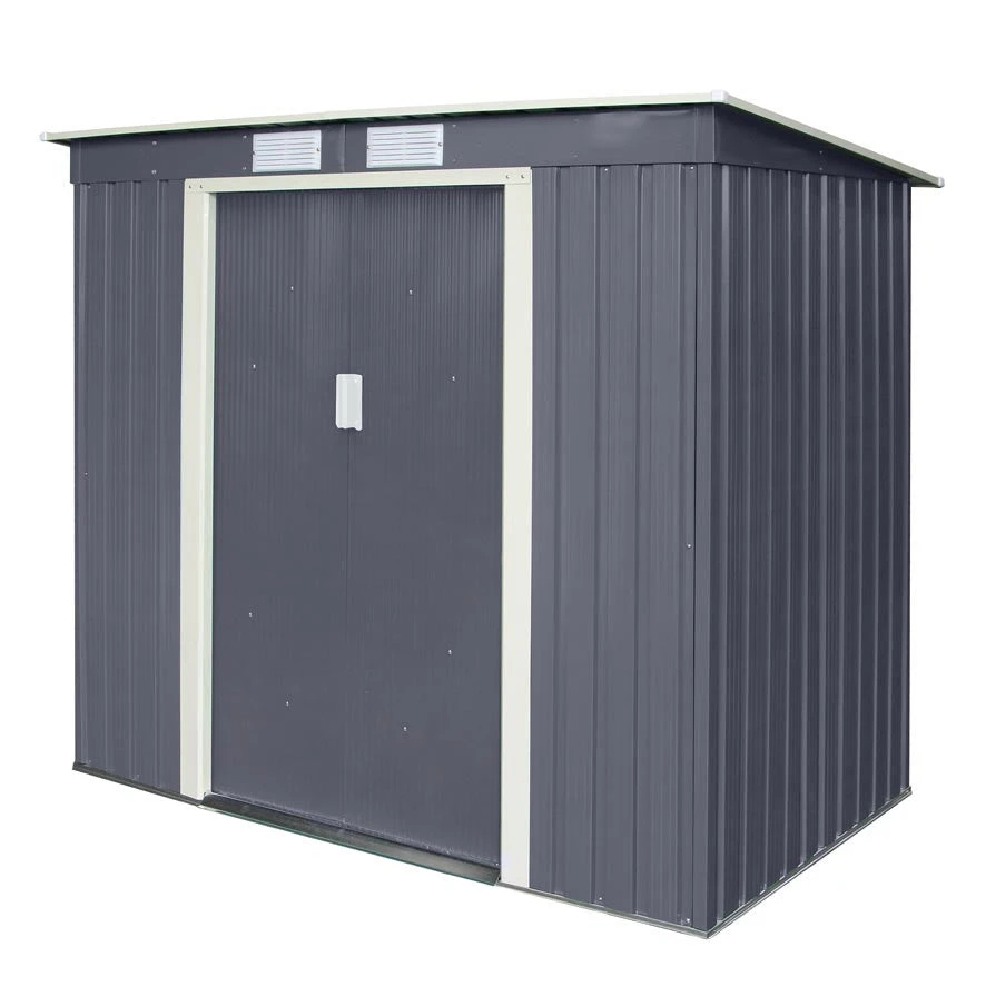 Trentvale Metal Pent Shed 6ft X 4ft 1 Trentvale Metal Pent Shed 6ft X 4ft
