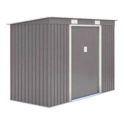 Trentvale Metal Pent Shed 8ft X 4ft 11 Trentvale Metal Pent Shed 8ft X 4ft -XIKI Garden Shop ROTRPS841