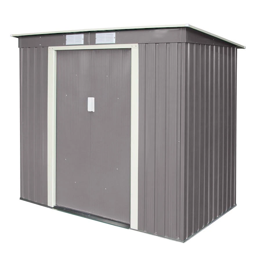 Trentvale Metal Pent Shed 8ft X 4ft 4 Trentvale Metal Pent Shed 8ft X 4ft - Image 4
