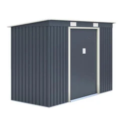 Trentvale Metal Pent Shed 8ft X 4ft 8 Trentvale Metal Pent Shed 8ft X 4ft -XIKI Garden Shop ROTRPS844