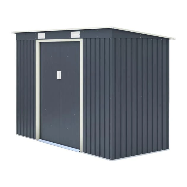 Trentvale Metal Pent Shed 8ft X 4ft 1 Trentvale Metal Pent Shed 8ft X 4ft
